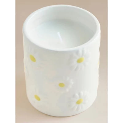 George Home Notes From Nature Daisy Embossed Candle 10.5x8.6cm