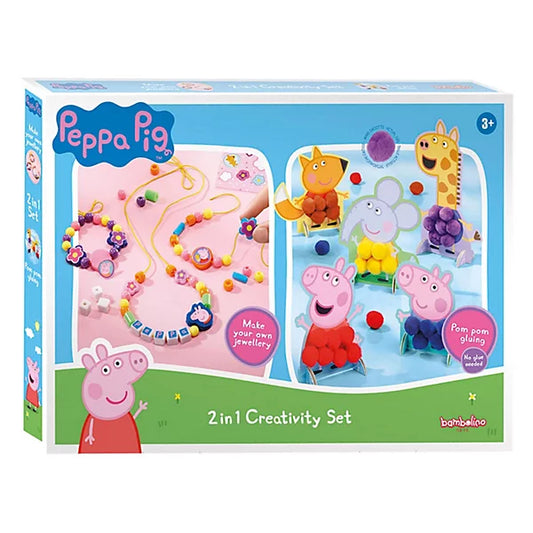Peppa Pig 2 in 1 Jewellery Craft Set Creativity Set