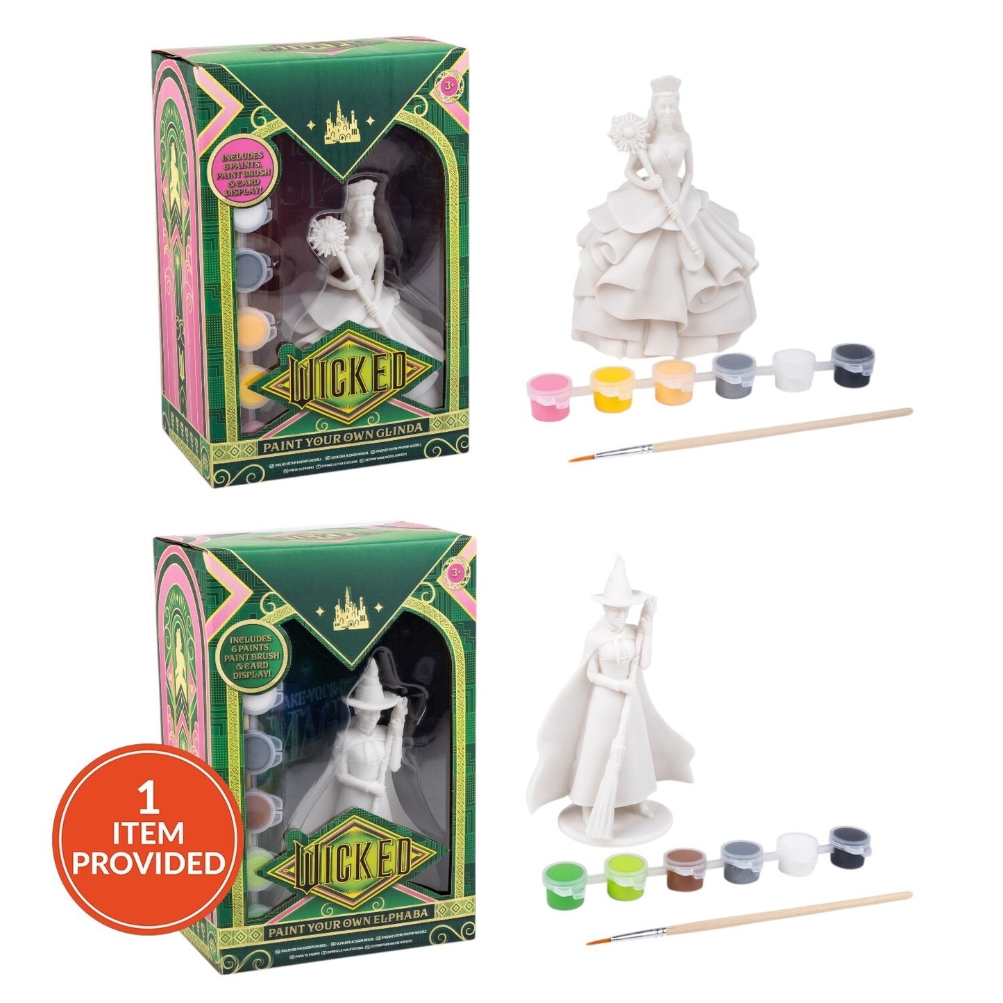 Wicked Paint Your Own Characters Kit