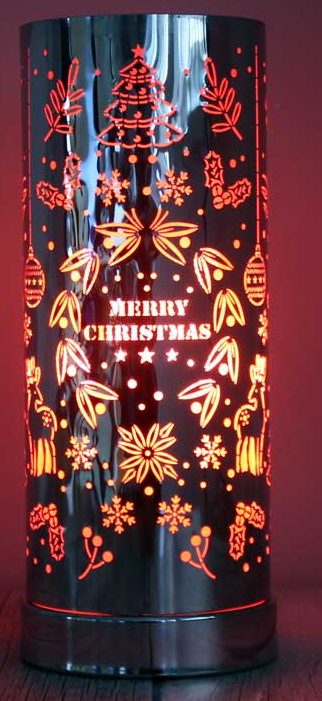 Touch Sensitive Merry Christmas Aroma Lamp