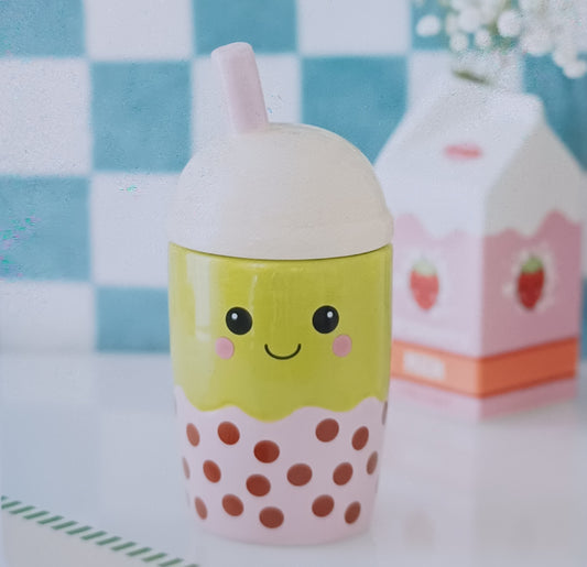 Bubble Tea Ceramic Oil & Wax Warmer