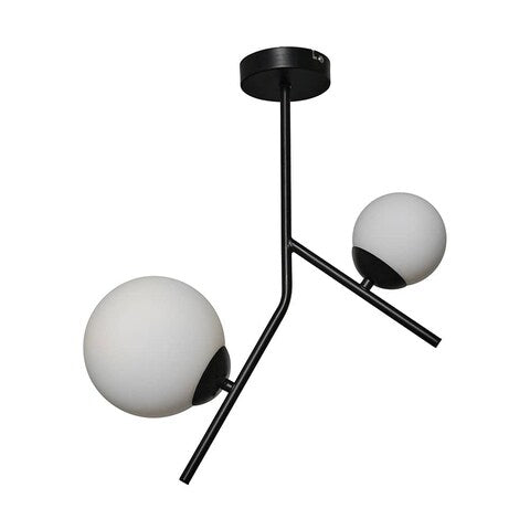 Beaworthy 2 Way Ceiling Light With Opal Glass Shade