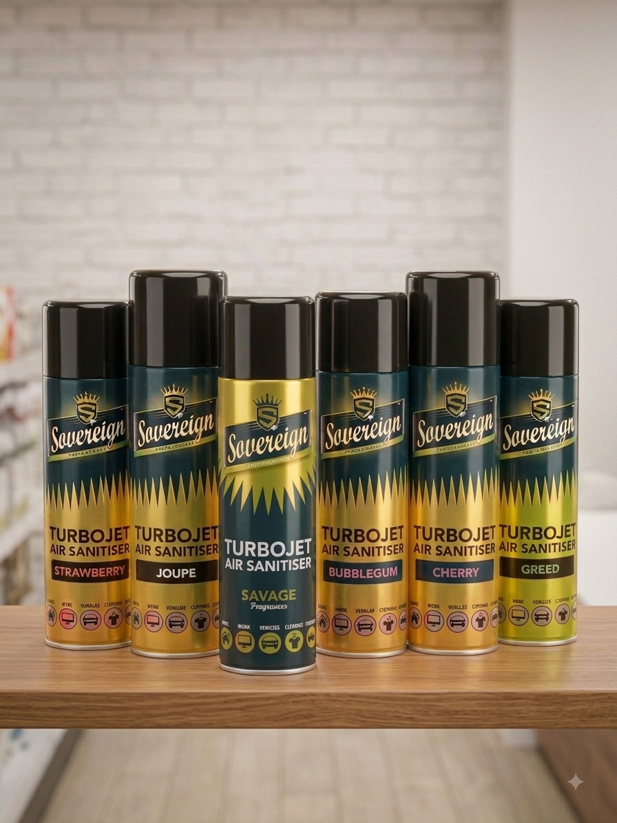 Sovereign Car Home Turbojet Air Freshener Sanitiser
