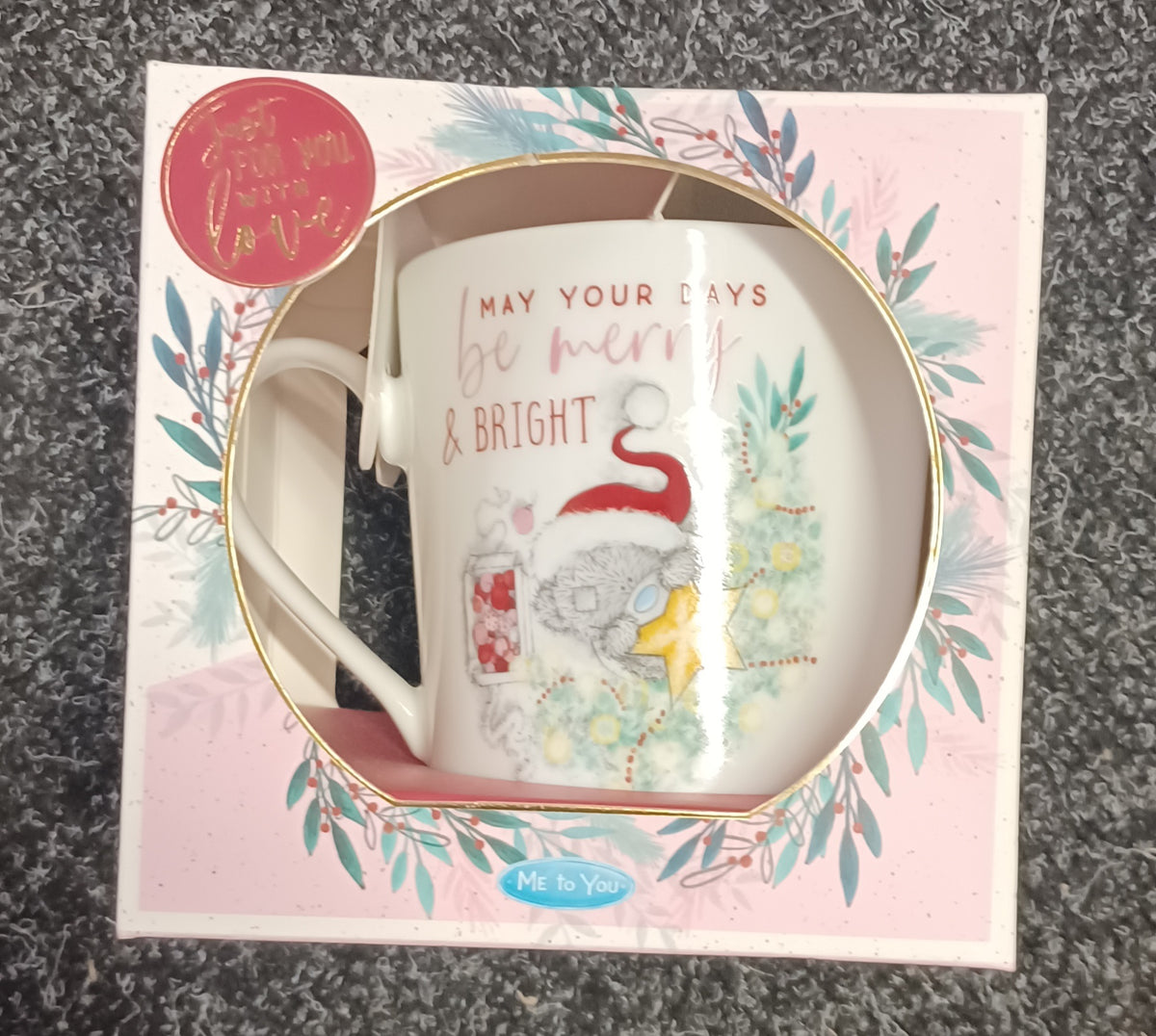 Me To You, May Your Days Be Merry Boxed Mug