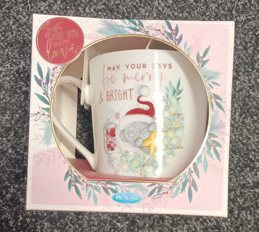 Me To You, May Your Days Be Merry Boxed Mug