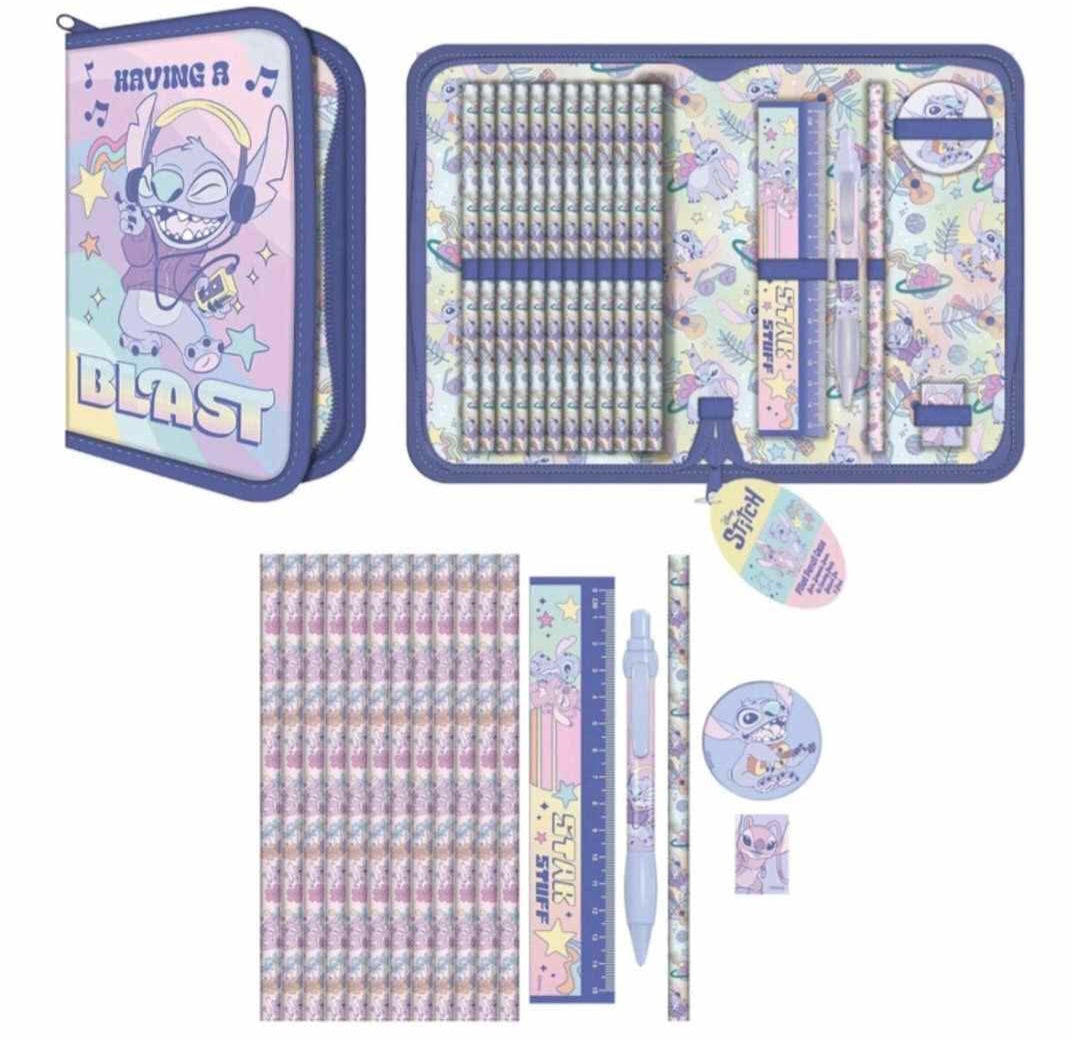 Lilo & Stitch Planetary Filled Pencil Case