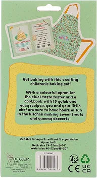 Let's Bake It Kids Baking Set With Apron & Recipe Book