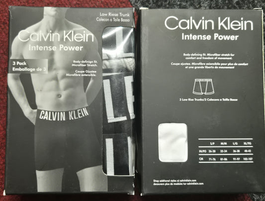 Calvin Klein 3 Pack Boxers S-XL