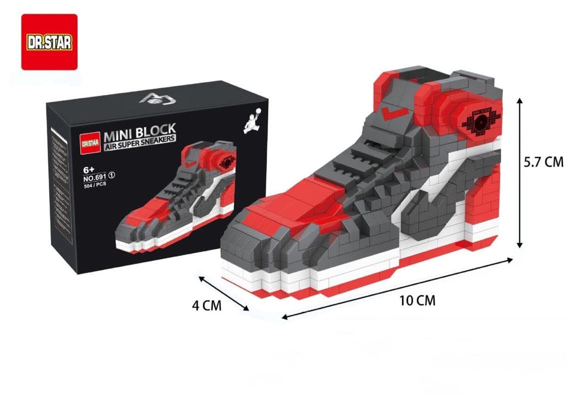Trainers Mini Brick Building Kit