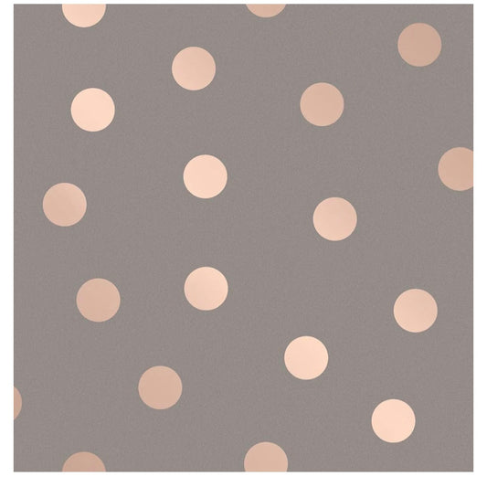 Crown Starlight Spots Charcoal Wallpaper