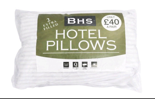 BHS Hotel Pillows 2 Pack